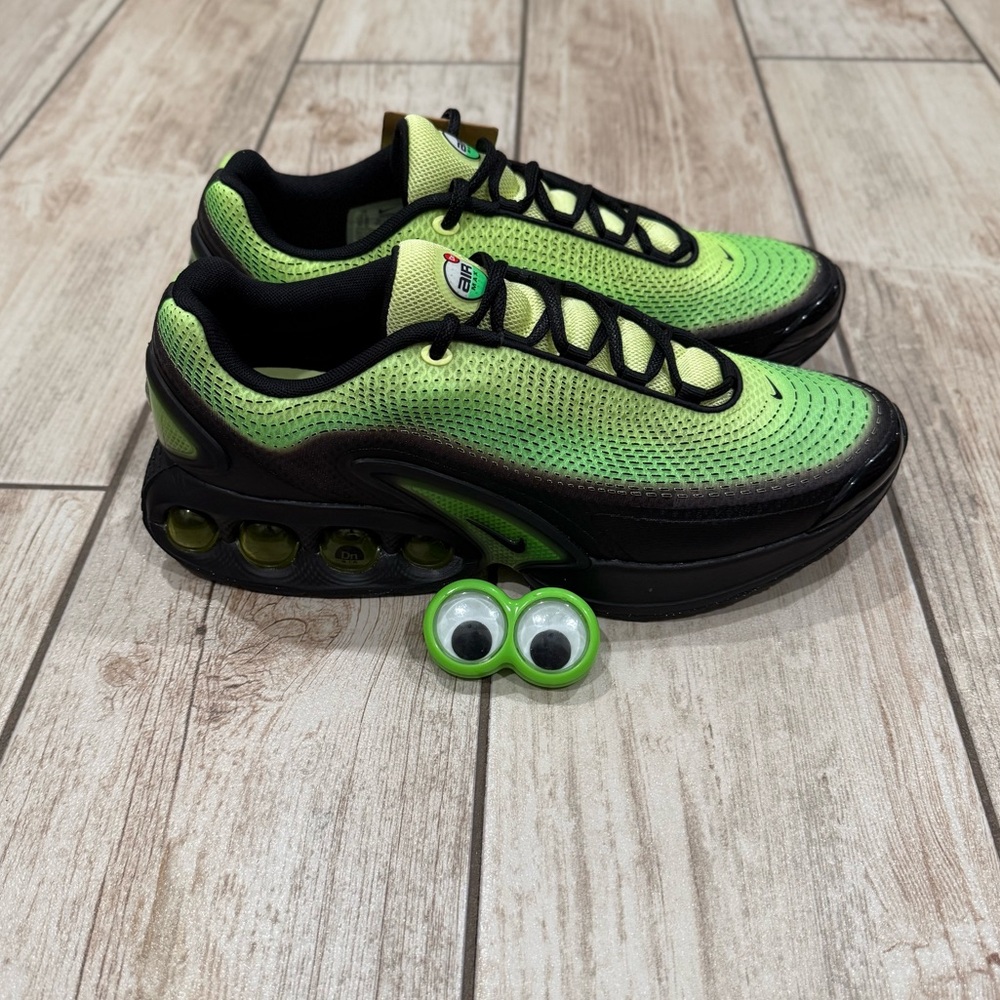 NEW! Nike Air Max Dn AMD Black Green Lemon Twist Lifestyle